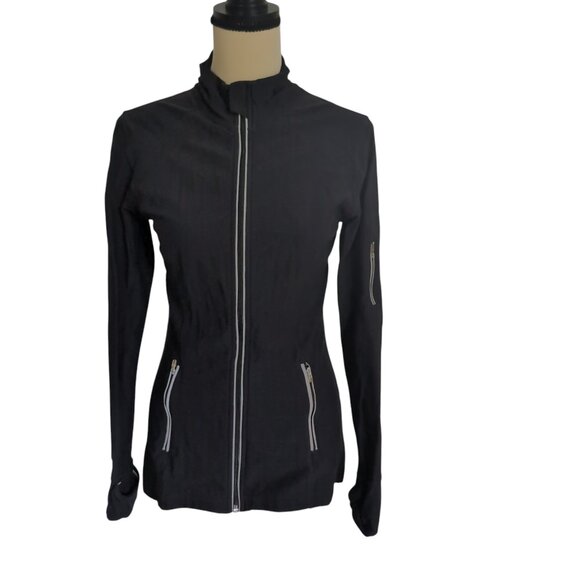 Kirkland Long Sleeve Zip Yoga Top Size Medium - Picture 1 of 4